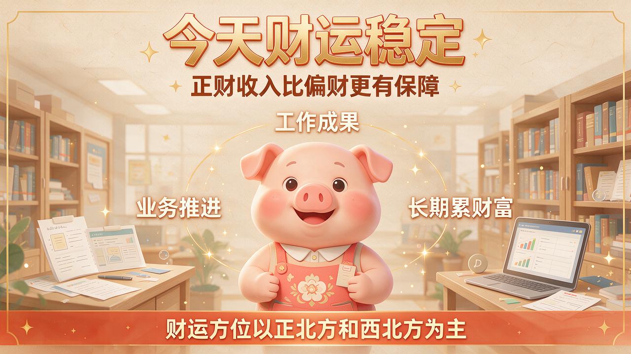 属猪今日财运,属猪今日财运方位