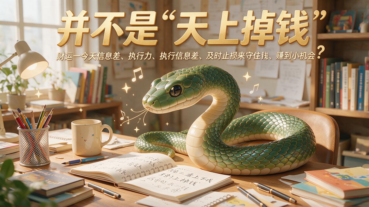 蛇人今日运势与财运,属蛇人今天偏财运
