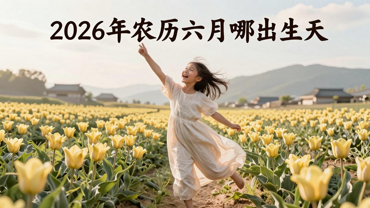 2026年农历六月哪天出生好命理解析！