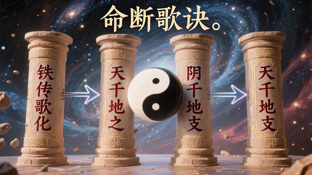 四柱铁断歌诀 四柱铁断何以辨命