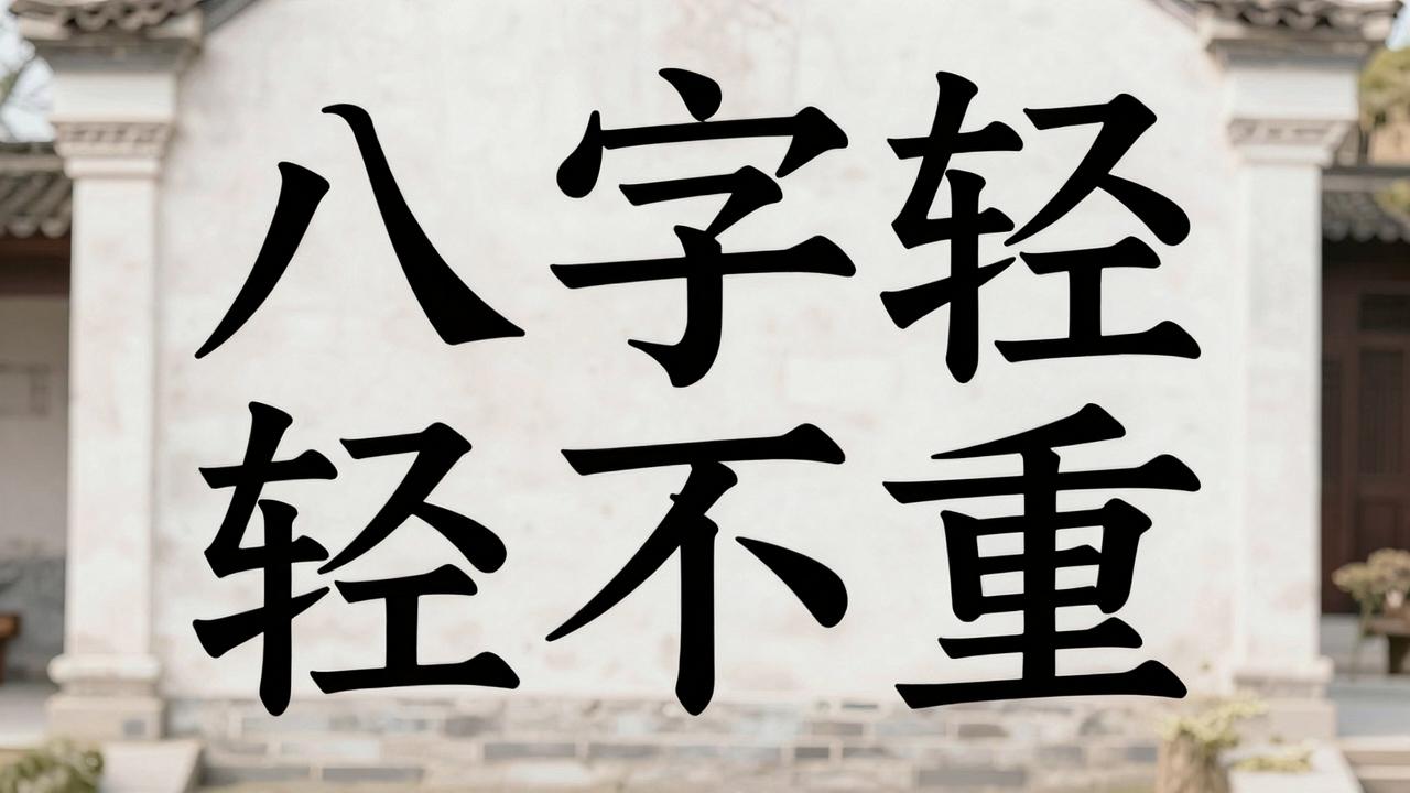 八字轻不轻是怎么看的 八字轻不轻是怎么看的出来的