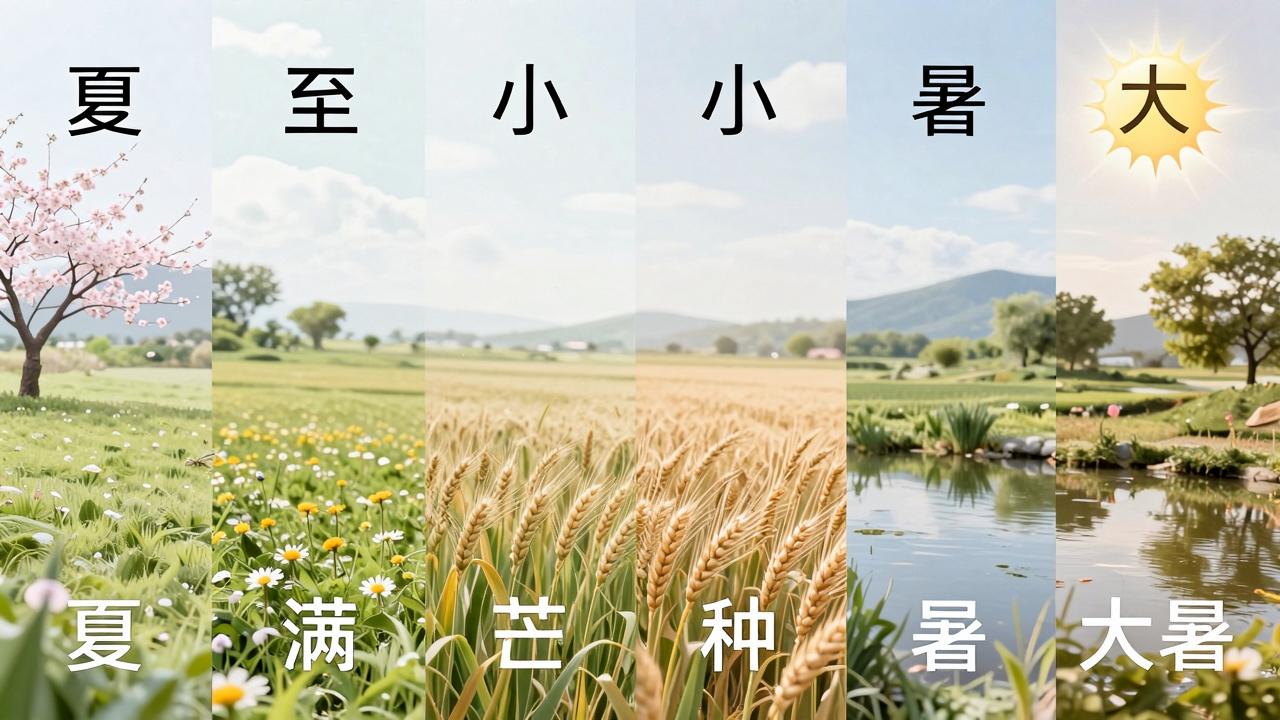 夏天的六个节气分别是什么 二十四节气歌