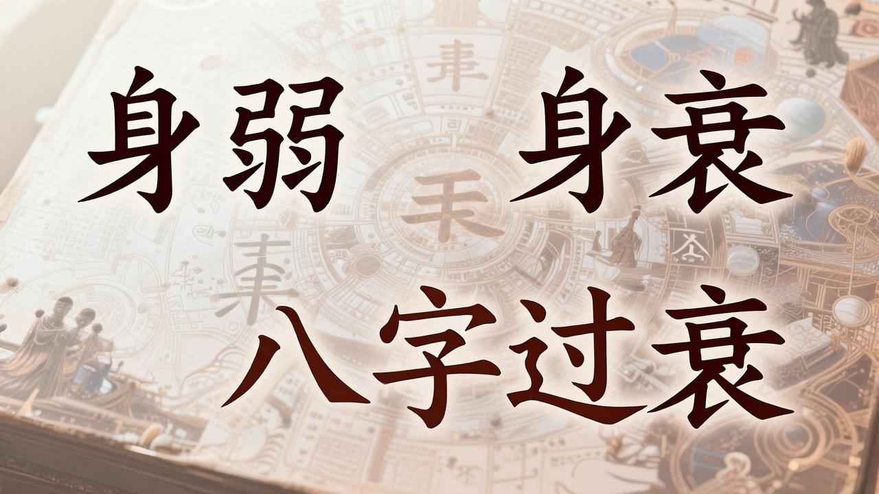身弱和八字过衰是什么意思 八字身衰和身弱有什么区别