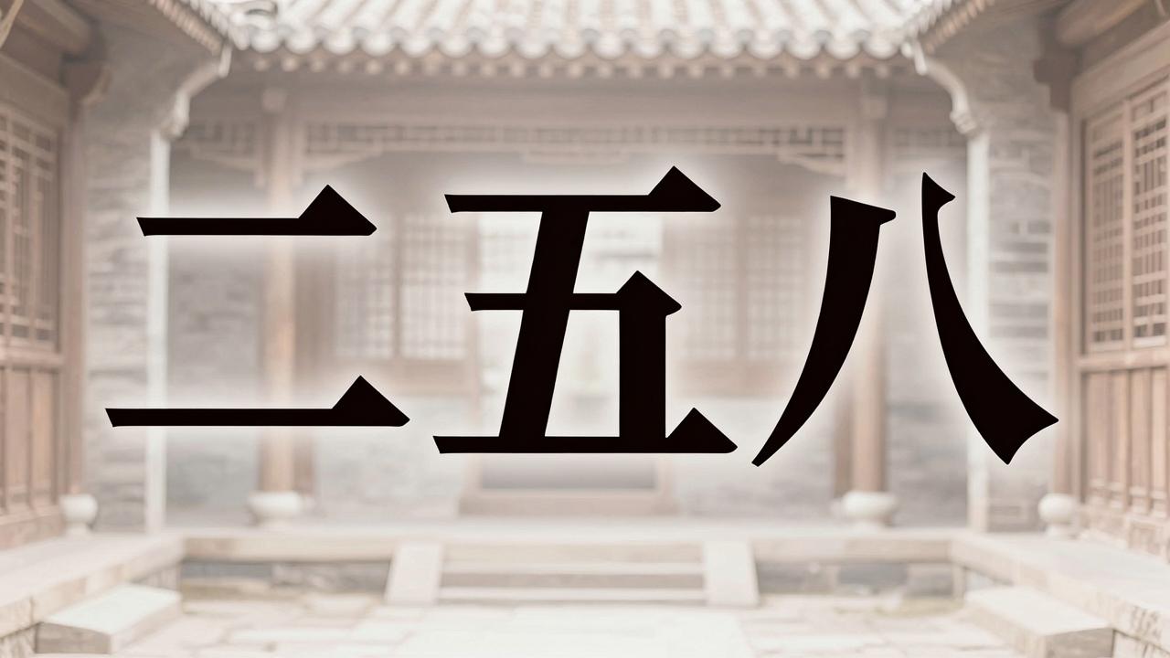 “男占二五八 女占三六九”是什么意思