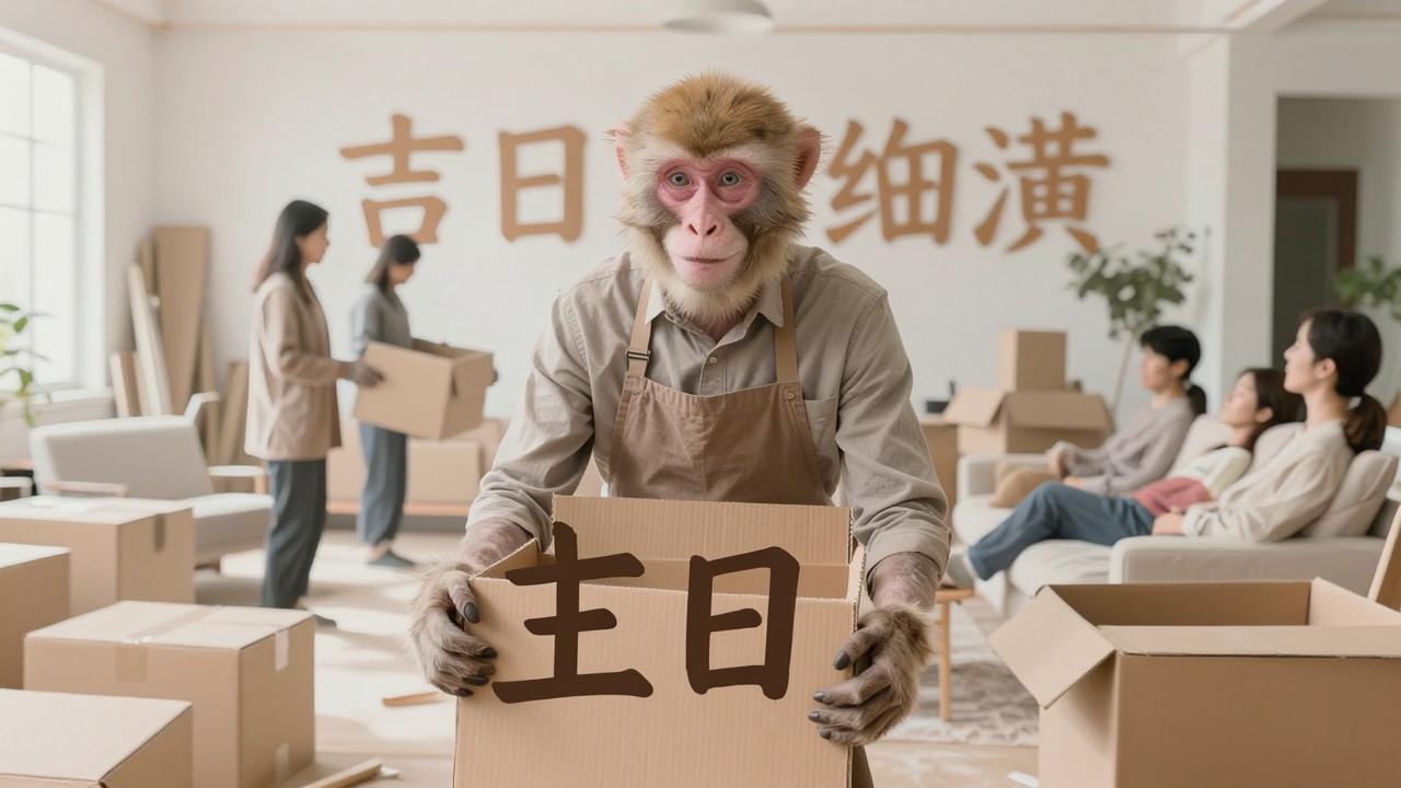 属猴搬家什么时辰最吉利 搬家买啥花好