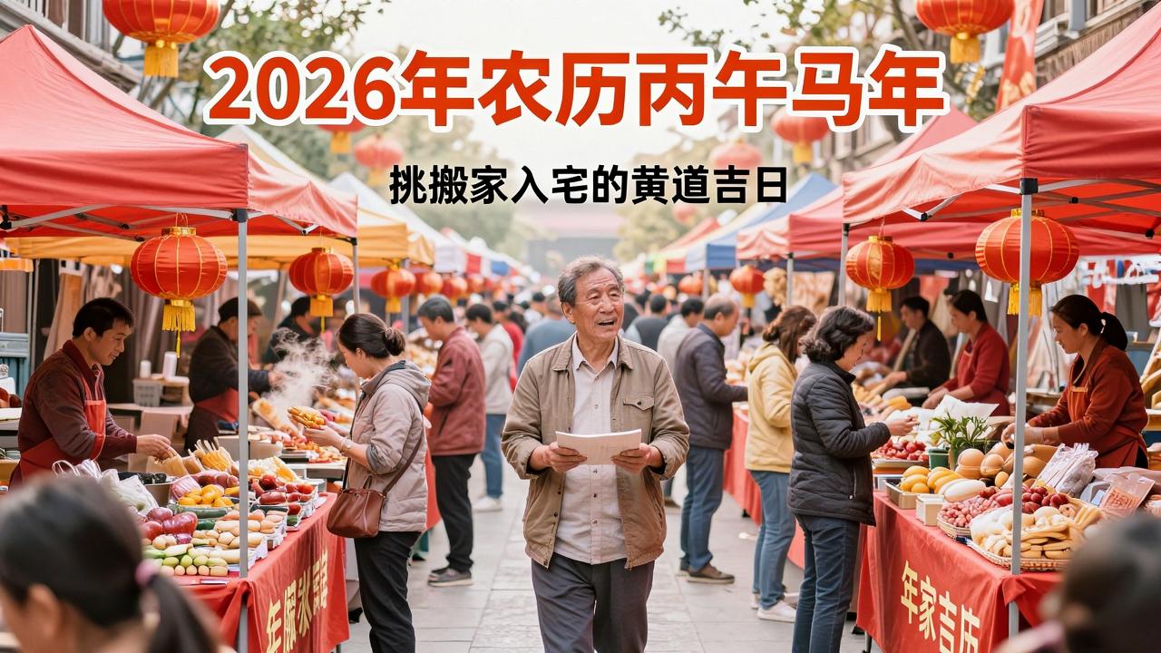 2026年农历正月搬家入宅黄道吉日查询表