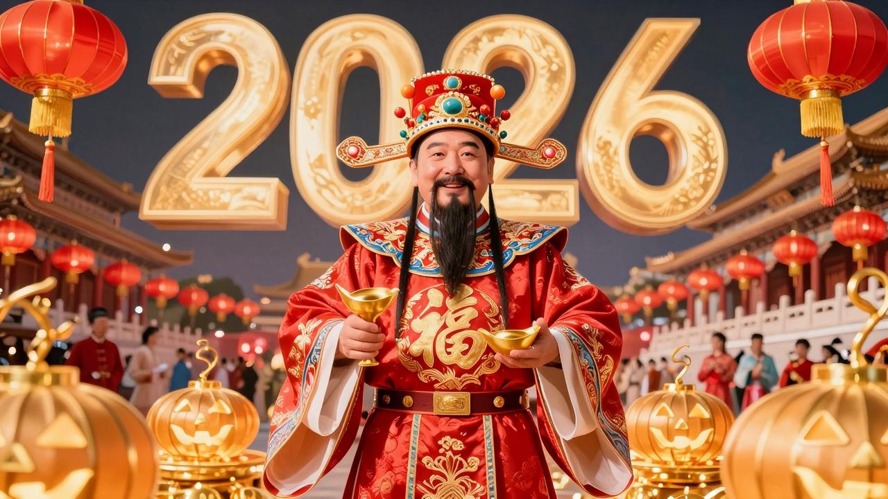 2026年元旦（1月1日）财神方位查询表