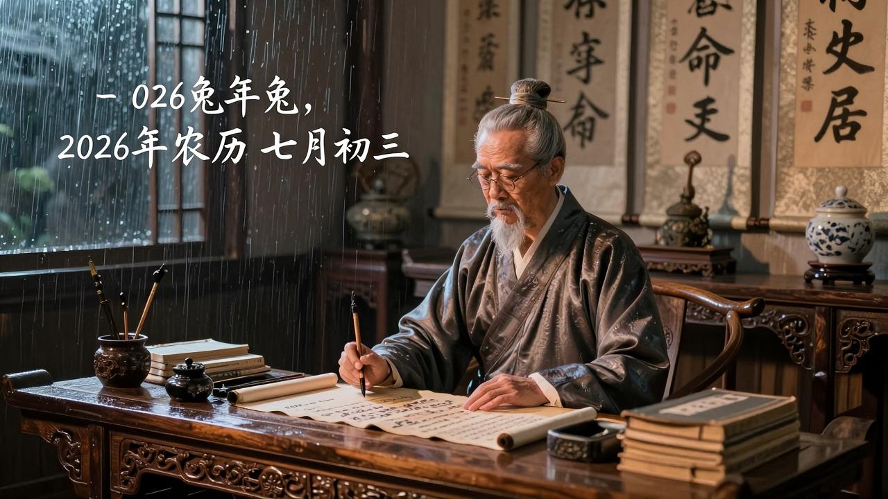 2026兔年农历七月初三日黄历日子如何