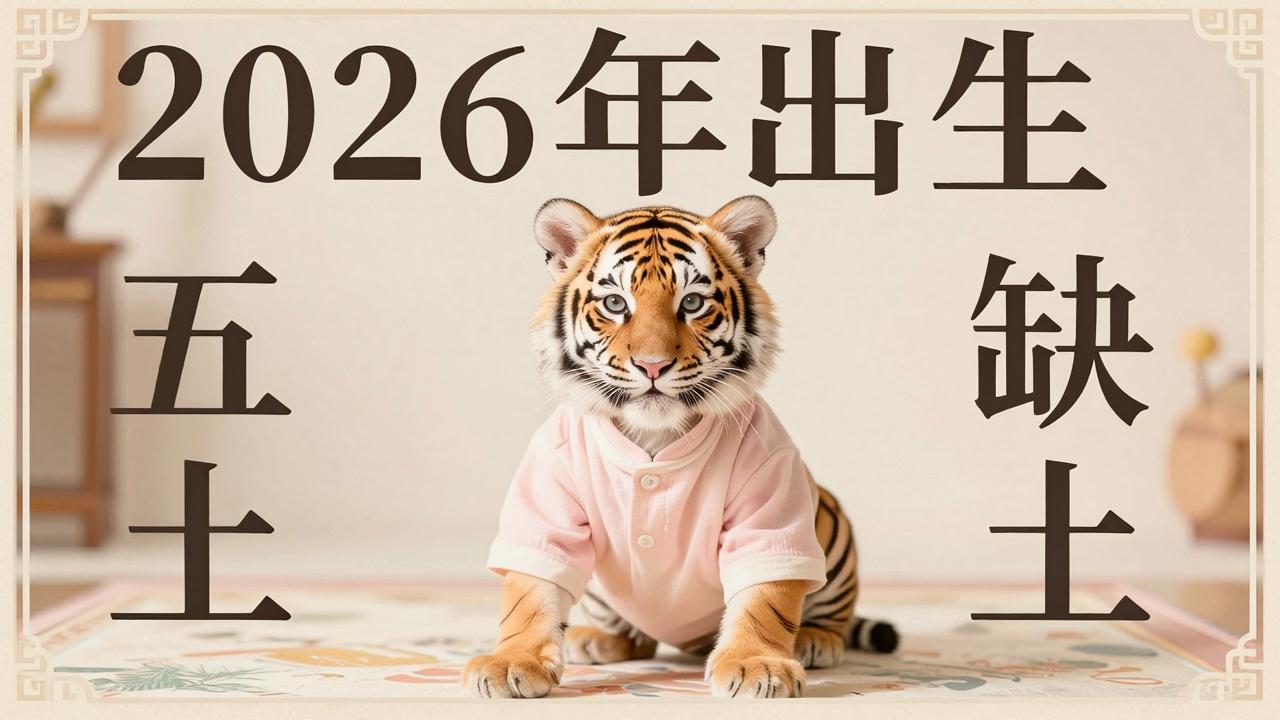 2026年中元节出生属虎女孩五行缺土取名