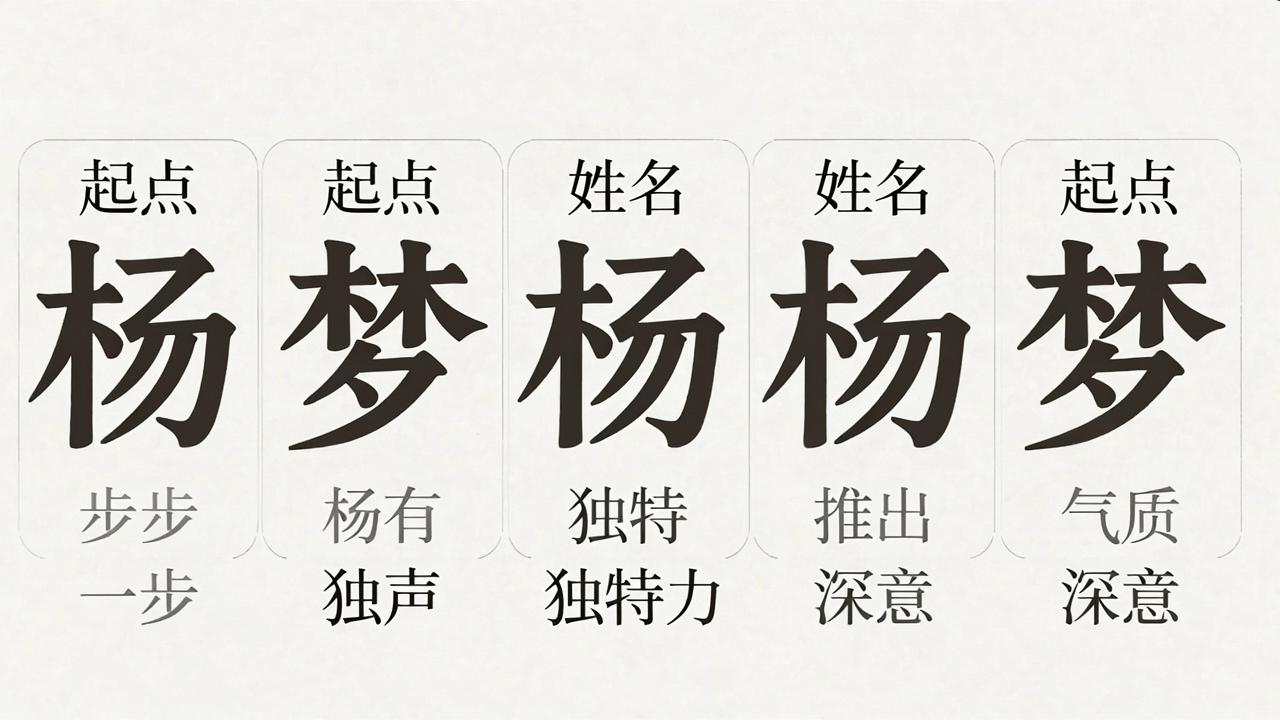 杨梦实姓名打分 杨梦什么的名字有哪些